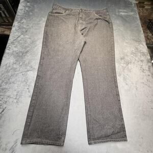 PJ MARK Jeans Mens 44x32 Gray Charcoal Wash Straight Denim Urban Streetwear Y2K